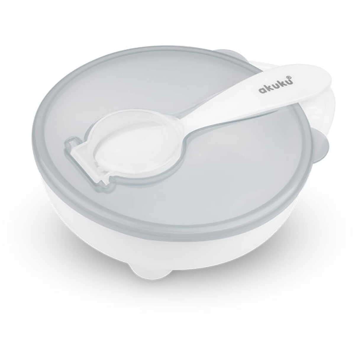AKUKU Bowl with spoon - White 250 ml - Image 2