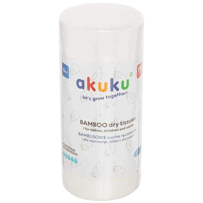AKUKU Disposable bamboo towels on a roll